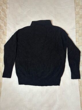 Vince Black Women’s  Mock Neck Sweater 100% Cashmere Size S